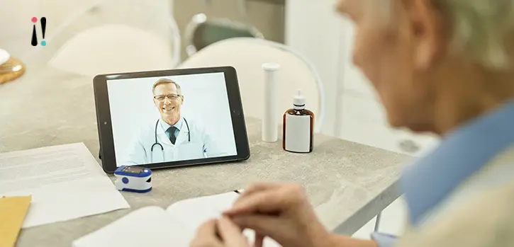 Telemedicina em geriatria com médico especialista